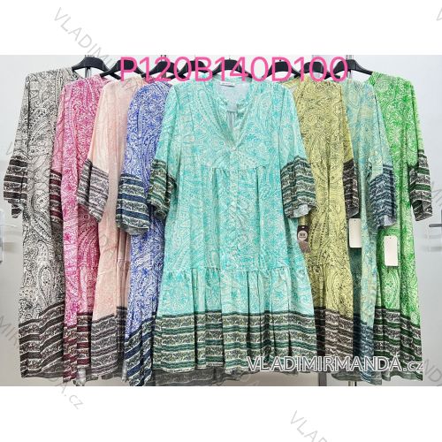 Shirt extended 3/4 long sleeve women's (L/XL/2XL ONE SIZE) ITALIAN FASHION IM423025