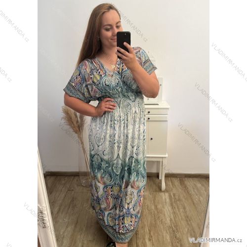 Icecool Women's Long Sleeve Dress (L/XL/2XL/3XL ONE SIZE) FRENCH FASHION FMB23369-B/DR