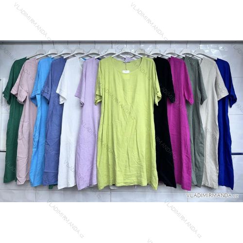 Women's Summer Short Sleeve Dress (S/M ONE SIZE) ITALIAN FASHION IMWC232590