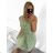 Women's Sleeveless Summer Dress (M/L, XL/2XL) ITALIAN FASHION IMB23F913