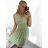 Šaty košilové dlouhý rukáv dámské (S/M ONE SIZE) ITALSKÁ MODA IMB229927 XL/2XL Green