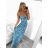 Summer long icecool strapless dress for women (M/L, XL/2XL) ITALIAN FASHION IMB23F901