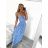 Summer long icecool strapless dress for women (M/L, XL/2XL) ITALIAN FASHION IMB23F901