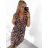 Women's Sleeveless Summer Dress (M/L, XL/2XL) ITALIAN FASHION IMB23F829