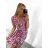 Women's Sleeveless Summer Dress (M/L, XL/2XL) ITALIAN FASHION IMB23F829/DU XL/2XL Pink
