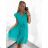Women's Summer Short Sleeve Dress (S/M ONE SIZE) ITALIAN FASHION IM323355