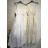 Women's Long Summer Boho Lace Strapless Dress (S/M ONE SIZE) ITALIAN FASHION IMPGM236416