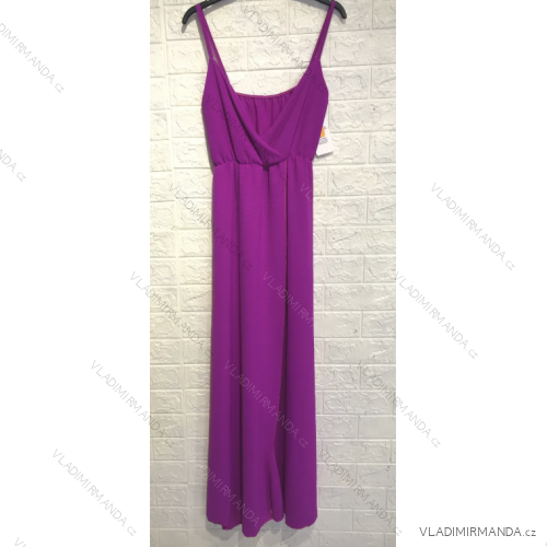 Women's Summer Long Elegant Strapless Dress (S/M ONE SIZE) ITALIAN FASHION IMPGM2320812