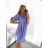 Women's elegant party long sleeve dress (S/M ONE SIZE) ITALIAN FASHION IM322282