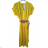 Women's Summer Dress with Belt Short Sleeve (S/M ONE SIZE) ITALIAN FASHION IMPLI245904