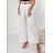 Women's Long Pants (S/M ONE SIZE) ITALIAN FASHION IMPLI228115 S/M white