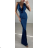 Women's Long Summer Elegant Sleeveless Dress (S/M ONE SIZE) ITALIAN FASHION IMPBB23C29640
