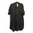 Oversized 3/4 Sleeve Women's Shirt Dress (XL/2XL ONE SIZE) ITALIAN FASHION IM723SEINA