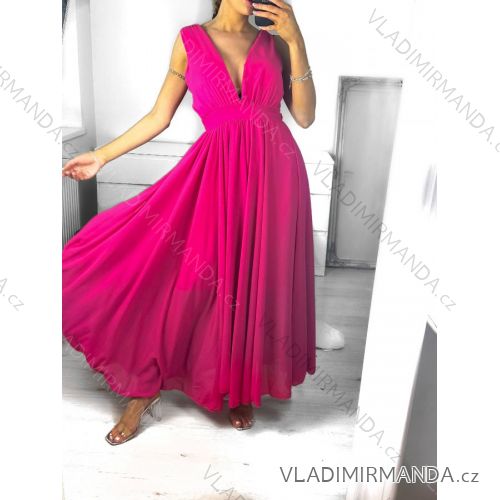 Women's Summer Elegant Party Sleeveless Long Dress (S/M ONE SIZE) ITALIAN FASHION IMPSH237554
