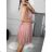 Šaty letní na ramínka dámské (S/M ONE SIZE) ITALSKÁ MÓDA IMPBB22B21841 white S / M