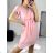 Dress oversize short sleeve womens (UNI S-L) ITALIAN FASHION IMD20187