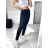 Women's long sports top and leggings set (S/M ONE SIZE) ITALIAN FASHION IMPLP23001/DU S/M beige