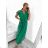 Šaty košilové dlouhý rukáv dámské (S/M ONE SIZE) ITALSKÁ MÓDA IMWGM23447 S/M Royal blue
