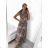 Women's summer icecool sleeveless long dress (S/M/L ONE SIZE) ITALIAN FASHION IMM22M2942-11