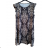 Women's short summer icecool sleeveless dress (S/M ONE SIZE) ITALIAN FASHION IMM23177 S/M black