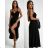 Women's Sleeveless Summer Dress (S / M ONE SIZE) ITALIAN FASHION IMWC222493 S/M light pink