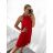 Women's Sleeveless Pleated Summer Dress (S/M ONE SIZE) ITALIAN FASHION IMWB23352