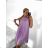 Women's Sleeveless Pleated Summer Dress (S/M ONE SIZE) ITALIAN FASHION IMWB23352
