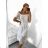 Women's Lace Cotton Short Sleeve Women's Dress (S / M ONE SIZE) ITALIAN FASHION IMWM215877