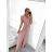 Women's Lace Cotton Short Sleeve Women's Dress (S / M ONE SIZE) ITALIAN FASHION IMWM215877 S/M black