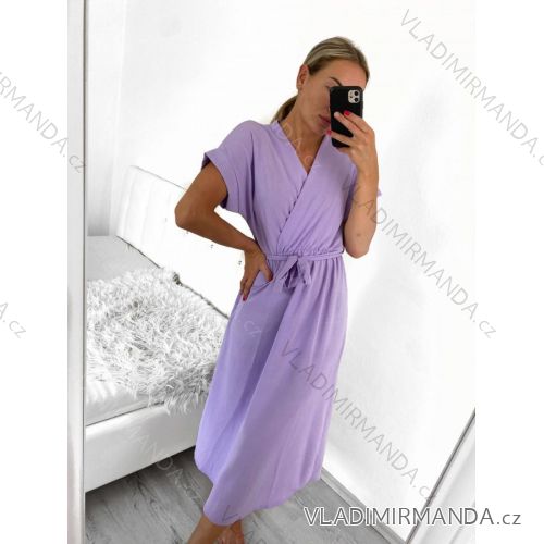 Women's Summer Short Sleeve Dress (S / M ONE SIZE) ITALIAN FASHION IMWB22017