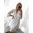 Women's Summer Boho Lace Shirt Dress Long Sleeve (S/M ONE SIZE) ITALIAN FASHION IM823015
