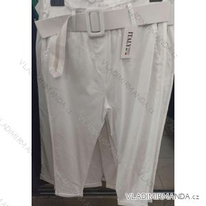Women's short pants with belt stretch (M/L ONE SIZE) ITALIAN FASHION IM323070