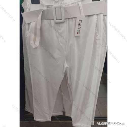 Women's short pants with belt stretch (M/L ONE SIZE) ITALIAN FASHION IM323070