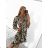 Women's Plus Size Oversize Long Sleeve Summer Dress (S/M/L/XL/2XL ONE SIZE) ITALIAN FASHION IMPLI235543