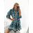 Women's Plus Size Oversize Shirt Long Sleeve Summer Dress (S/M/L/XL/2XL ONE SIZE) ITALIAN FASHION IMPLI234840
