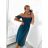 Women's Long Carmen Short Sleeve Dress (S/M ONE SIZE) ITALIAN FASHION IMPGM2323171/DU S/M Beige