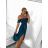 Women's Long Carmen Short Sleeve Dress (S/M ONE SIZE) ITALIAN FASHION IMPGM2323171/DU S/M Beige