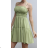 Women's elegant summer dress with straps (S/M ONE SIZE) ITALIAN FASHION IMPLS23CH2810