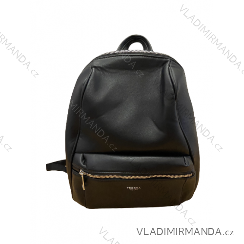 Backpack women (38cm x32cm) TESSRA HANDBAGS TES192666 ONE SIZE black