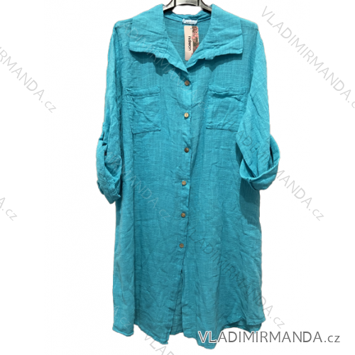 Shirt extended 3/4 long sleeve women's (L/XL/2XL ONE SIZE) ITALIAN FASHION IM423025