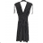 Šaty košilové dlouhý rukáv dámské (S/M ONE SIZE) ITALSKÁ MODA IMB23XJ-1110 XL/2XL black