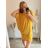 Šaty oversize krátký rukáv dámské (L/XL/2XL/3XL ONE SIZE) ITALSKÁ MÓDA IMD20451