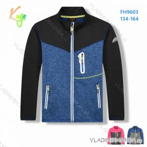 Sweatshirt warm warm-up girl zip (134-164) KUGO M2513