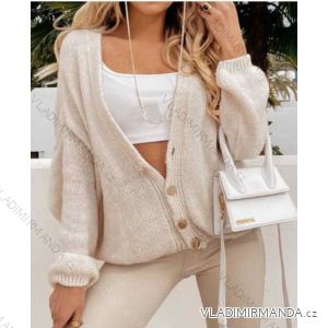 Women's Slim Oversize Bow Long Sleeve Sweater (S/M ONE SIZE) ITALIAN FASHION IMWAA23381
