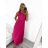 Women's long summer dress (uni s-m) ITALIAN FASHION IMM20119 S/M béžová