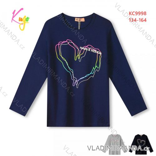 Boys long sleeve shirt (134-164) KUGO S3129