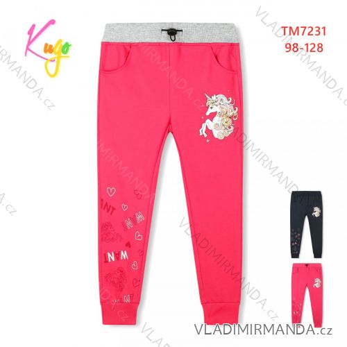 T-shirt with long sleeves children's girls girls (98-128) KUGO JC0720