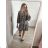 Shirt dress summer oversize long sleeve women's plus size (S/M/L/XL/2XL ONE SIZE) ITALIAN FASHION IM8239802-10/DR XL/2XL Leopard