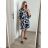 Šaty košilové letní oversize dlouhý rukáv dámské (XL/2XL ONE SIZE) ITALSKá MóDA IM8239802 XL/2XL dark blue
