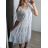 Women's Summer Cotton Short Sleeve Dress (S/M ONE SIZE) ITALIAN FASHION IM722253